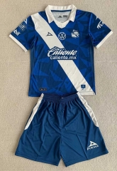 2024-25 Puebla F.C.  Away Blue&White Soccer Uniform-AY