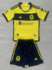 2024-2025 Nashville SC Home Yellow Soccer Uniform-AY