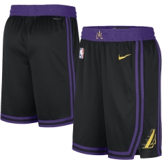 2024 city version NBA Los Angeles Lakers Purple NBA Shorts-311