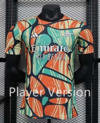 Player Version 2024-2025 Arsenal Orange Thailand Soccer Jersey AAA-888