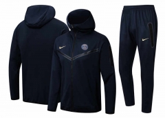 2024-25 Paris SG Royal Blue Soccer Jacket Uniform With Hat-815