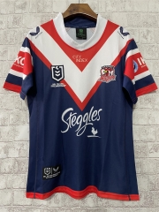 2024  Roosters Royal Blue Thailand Rugby Shirt