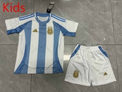 2024-2025 Argentina Blue and White Kids/Youth Soccer Uniform-1506