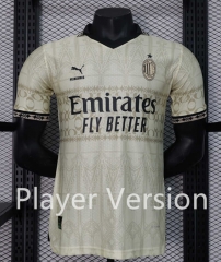 Player Version 2024-25 joint  version AC Milan beige Thailand Soccer Jersey AAA-888