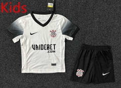 24-25 Corinthians Home White Kids/Youth Soccer Unifrom-GB