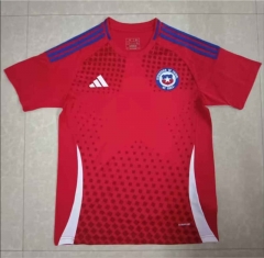 (s-4xl)2024-25 Chile Home Red Thailand Soccer Jersey-818