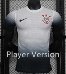 Player Version 2024-2025 Corinthians Home White Thailand Soccer Jersey AAA-888