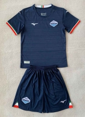 2024-2025 Lazio Away Royal Blue Soccer Uniform-AY