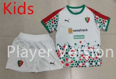 Player Version 2024-2025 USM Alger White Kids/Youth Soccer Uniform-9926