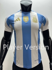 (with fifa2022 )Player Version 24-25 Argentina Home Blue&White Thailand Soccer Jersey AAA-SJ