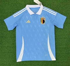(S-4XL) 2024-2025 Belgium Blue Thailand Soccer Jersey AAA-403