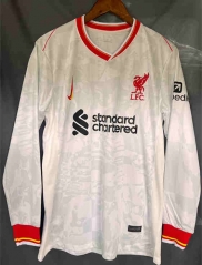 2024-25 Liverpool Away White LS Thailand Soccer AAA-9171