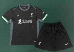 2024-2025 Liverpool 2nd Away Black Soccer Uniform-6748