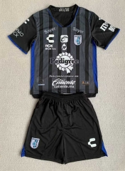 2024-2025 Queretaro Away Black&Grey Soccer Uniform-AY