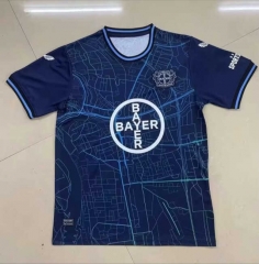 24-25 Bayer Leverkusen Royal  Blue Thailand Soccer Jersey AAA-7902