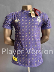 Player Version 2024-25 Joint model Real Madrid Purple Thailand Soccer Jersey AAA-518