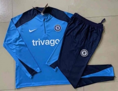 2024-25 Chelsea Royal  Blue Thailand Soccer Tracksuit Uniform-815