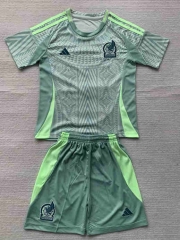24-25 Mexico Away Green Soccer Uniform-AY