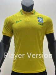 Player Version 2024-2025 Brazil Home Yellow Thailand Soccer Jersey AAA-SJ