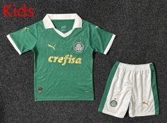 24-25  Palmeiras  Home Green Kids/Youth Soccer Uniform-GB