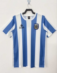 Retro Version 1986 Argentina Home Blue Thailand Soccer Jersey AAA-811