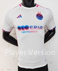 Player Version 2024-2025 Algeria White Thailand Soccer Jersey AAA-9926