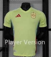 Player version 2024-25 Spain Away Yellow Thailand Soccer Jersey AAA-888