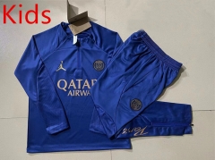 2024-25  Paris SG Jordan Royal Blue Kids/Youth Soccer Tracksuit-815