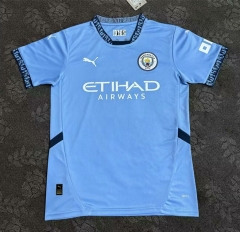 2024-2025 Correct Version Manchester City Home Blue Thailand Soccer Jersey AAA-3348