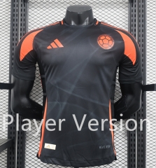 Player Version 2024-2025 Colombia Away Black Thailand Soccer Jersey AAA-888