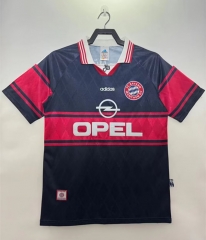 Retro Version 97-99 Bayern München Home Royal Blue Thailand Soccer Jersey AAA-811