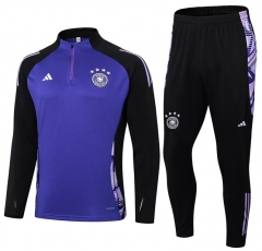 2024-2025 Germany Purple Thailand Soccer Tracksuit-411