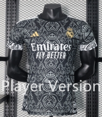 Player Version 2024-2025 Real Madrid Black  Thailand Soccer Jersey AAA-888
