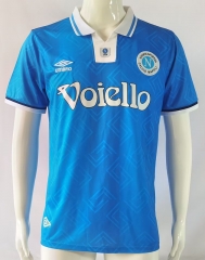 Retro Version 93-94 Napoli Home Blue Thailand Soccer Jersey AAA-503