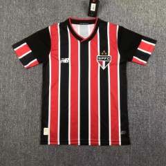 2024-25 Sao Paulo Futebol Clube Away Black&Red Thailand Soccer Jersey AAA