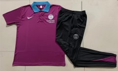 2024-25  Psg Purple  Thailand Polo Uniform-815