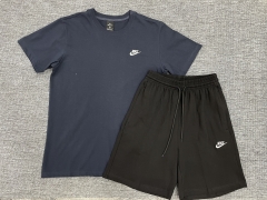 Nike Royal Blue  Cotton T-shirt uniform-LH