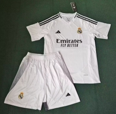 2024-25 Real Madrid Home White Soccer Uniform-3454