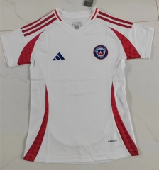 2024-25 Chile Away White  Thailand Women Soccer Jersey AAA-708