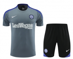 2024-2025 Inter Milan Grey Thailand Soccer Uniform-4627