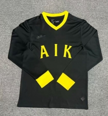 2024-2025 Special Version AIK Solna Black LS Thailand Soccer Jersey AAA-512