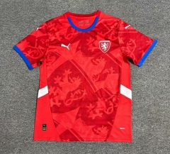 2024-25 Czech Republic Home Red Thailand Soccer Jersey AAA-512