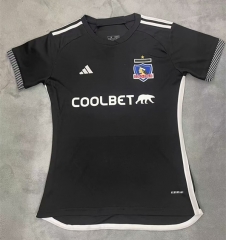 2024-2025 Colo-Colo Away Black Women Thailand Soccer Jersey AAA-5177