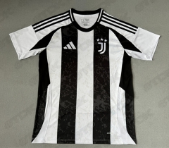 （s-4xl）2024-25 Juventus Home Black&White Thailand Soccer Jersey AAA-4952