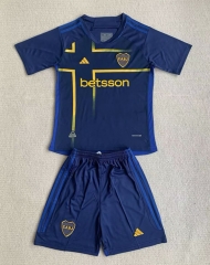 24-25 Boca Juniors 3rd Away Blue Soccer Uniform-AY