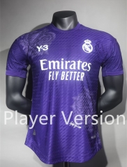 （S-3xl）Player Version 2024-2025 Real Madrid Purple Thailand Soccer Jersey AAA-518