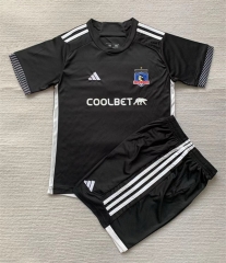 2024-2025 Colo-Colo Away Black Soccer Unifrom-AY
