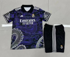 2024-25 Real Madrid Purple Soccer Uniform-709