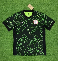 （s-4xl）2024-2025 Nigeria Away Black&Green Thailand Soccer Jersey AAA-403