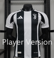 Player version 2024-25  Juventus Home White&Black Thailand Soccer Jersey AAA-888